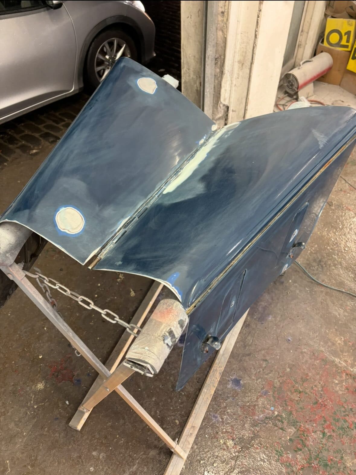 Panel repair in progress at LPB